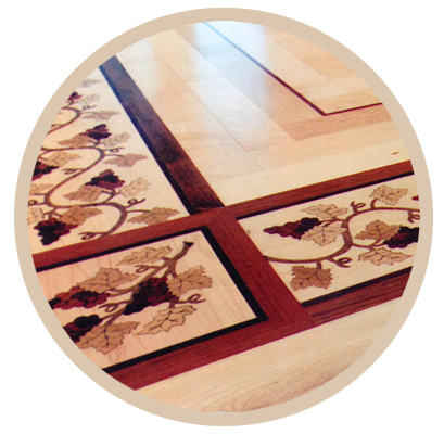 custom wood floor designs